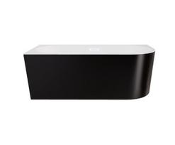 Vonia Besco Zoya Black&White, 170 x 80 cm, kairinė, su baltais dangteliais