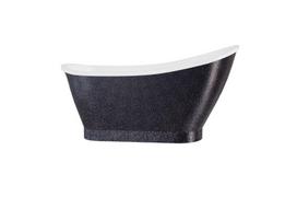 Vonia Besco Gloria Glam Graphite, 150 x 66 cm, su klik-klak chrome