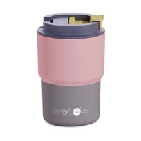 Termo puodelis Asobu Coffee Express, 360 ml, pastelinės oranžinės spalvos