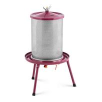 Vyno presas - nerūdijantis plienas/geležis - 40 l - 3 barai