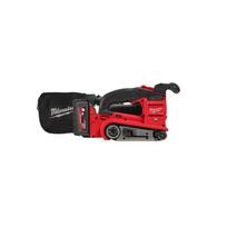 4933479615 MILWAUKEE M18 FBTS75-552X AKUMULIATORINIS JUOSTINIS ŠLIFUOKLIS (75 MM, 2 X 5.5 AH)