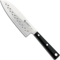 Ambrogio Sanelli Virtuvės šefo peilis "Santoku" su rutuliniu peiliuku, ilgis 160 mm HASAKI