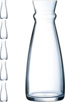 Arcoroc Stiklinė karafa vyno ąsotis vandeniui FLUID 1 l rinkinys iš 6 vnt. - Hendi L3965