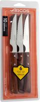 Arcos Steiko peilis su medine rankena FOREST ilgis 110/220 mm - 6 vnt. rinkinys.