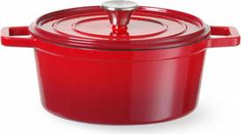 Hendi Emaliuotas ketaus puodas 3,7 l raudonas - 626832