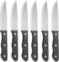 Hendi Nerūdijančio plieno steiko peilis plačiais ašmenimis, 250 mm ilgio, 6 vnt. rinkinys. - 781456