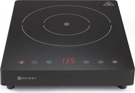 Hendi Nešiojamoji indukcinė viryklė su jutikliniu skydeliu 1 kepimo paviršius Black Line Ø 22 cm 2000 W - 239391