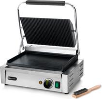 Hendi PANINI kontaktinės grotelės su rievėmis viršuje ir lygiu dugnu 2200W - 263662