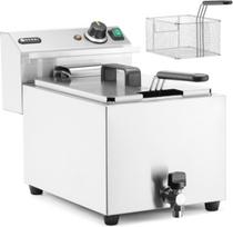 Hendi Reguliuojama elektrinė keptuvė su išleidimo čiaupu 400 V 66000 W 10 l - 209424