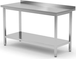 Hendi Viešojo maitinimo staliukas su apvadu ir lentyna 160x70x85 cm - 812754