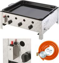 Meva Dujinis grilis su keptuve 3 degiklių PELVIS 10 kW