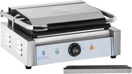 Royal Catering Dvipusės lygios kontaktinės grotelės PANINI 2200W 230V