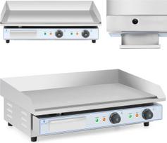 Royal Catering Elektrinis grilis su dviguba lygia plokšte 730 x 400 mm 2 x 2200 W