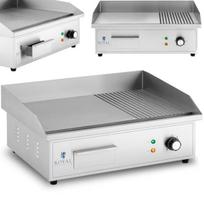 Royal Catering Elektrinis grilis su lygia grilio plokšte 548 x 350 mm 3000 W