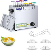 Royal Catering Kiaušinių virimo aparatas 8 kiaušinių virimo aparatas 2600W 30 - 110 laipsnių C + 4x kiaušinių padėklas