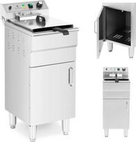 Royal Catering Laisvai pastatoma elektrinė riebalų keptuvė su spintele 400 V 5000 W 13 l