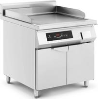 Royal Catering Laisvai pastatomas lygus indukcinis grilis 720 x 610 mm 80-300 C 10000 W