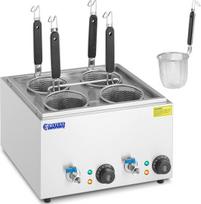 Royal Catering Makaronų viryklė su čiaupais 4 krepšeliai 2 x 6,5 l 3000 W