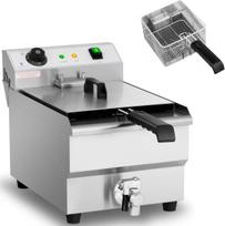 Royal Catering Reguliuojama elektrinė riebalų keptuvė su išleidimo čiaupu 230 V 3200 W 13 l