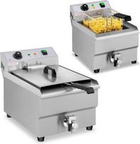 Royal Catering Reguliuojama elektrinė viešojo maitinimo keptuvė su čiaupu 230V 3500W 16 L