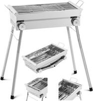 Royal Catering Sulankstomas medžio anglių grilis su 43 x 25 cm grotelėmis