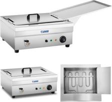 Royal Catering Žuvies keksiukų keptuvė su lašėjimo lentyna 3200W 230V 14L