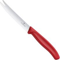 Victorinox Peilis dešros sūriui 110/219 mm ilgio - raudonas