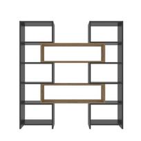 Knygų lentyna Kalune Design Poyraz 875ZNA4626, ruda/juoda