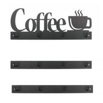 3Pcs Wall Mount Mug Wall Rack Coffee Cup Holder with Heavy Duty Hooks Easy to Install Rustproof Tea Cup Hanger Display Decor 3pcs