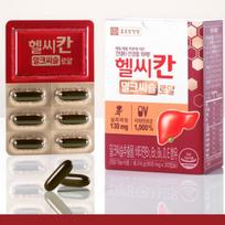 Chong Kun Dang Milk Thistle Health Kepenų silimarinas 130mg Korėjos papildas 30P 30 dienų