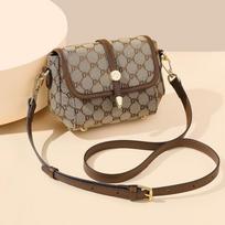 Women's Bag Canvas Women's Bag Crossbody Bag Small Square Shoulder Bag gray