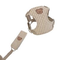 Mielas šuns pakinktai Reguliuojami kačiuko augintinio katės pakinktai su pavadėliu Rinkinys Meškinas Krūtinės liemenė Bišonas Teddy XS for 2-3.8kg