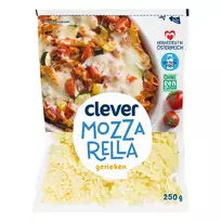 Tarkuotas Mozzarella sūris CLEVER, 250 g