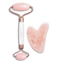 LJUS Rose Quartz Gem Roller rinkinys