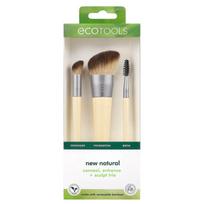 ECOTOOLS New Natural Brush Trio rinkinys
