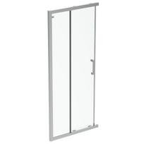 Dušo sienelė IDEAL STANDARD, Connect 90 cm, profilis aliuminis, stiklas skaidrus (1 dalis)