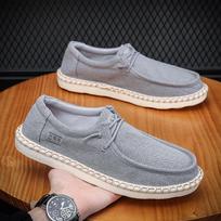 Vyriški retro drobės slip-on batai - Kvėpuojantys Old Beijing pavasario/vasaros 2023 m. laisvalaikio avalynė 41 black