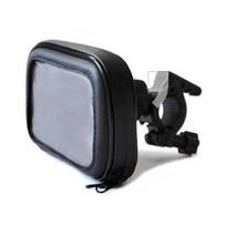 ART leather handlebar bike mount for mobile phone / GPS / MP4 AX-16 black