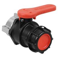 Rūgštims atsparus IBC adapteris, bako vožtuvas, IBC konteinerio išleidimo vožtuvas