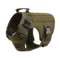 Taktinė karinė liemenė šuniui Vokiečių aviganis Auksinis retriveris Taktinis dresūros šuns pavadėlis ir pavadėlio rinkinys Visiems šunų veislėms S(Below28kg)&CHINA