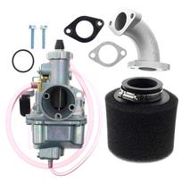 VM22 26mm Karbiuratoriaus Rinkinys Pakeitimas Mikuni Įsiurbimo Vamzdžiui Pit Dirt Bike 110cc 125cc 140cc Lifan YX Karbiuratoriaus Rinkinys sidabras