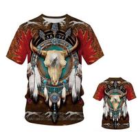 3D vyriški marškinėliai Retro Harajuku Indijos stiliaus grafinis spaudinys trumpomis rankovėmis Viršutinė dalis Vasaros kasdieniai apvalia kaklo iškirpte Oversized Streetwear Tendencijos T-shirtai XS black