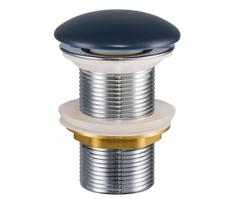 COMAD CLICK-CLACK T201MNB-3 – Praustuvo ventilis CLICK-CLACK, Ø 7 cm, matinės mėlynos spalvos