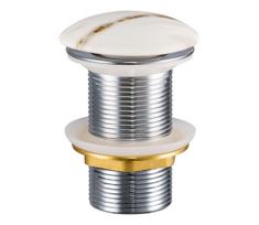 COMAD CLICK-CLACK T201M-W3-3 – Praustuvo ventilis CLICK-CLACK, Ø 7 cm, matinės baltos spalvos