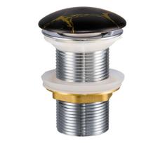 COMAD CLICK-CLACK T201M-B12-3- Praustuvo ventilis CLICK-CLACK diametras 7 cm matinė juoda