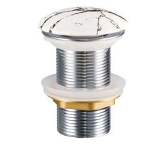 COMAD CLICK-CLACK T201M-W17-3 - Praustuvo ventilis CLICK-CLACK diametras 7 cm matinė balta