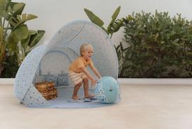 LITTLE DUTCH pop-up paplūdimio palapinė „Ocean Dreams Blue“