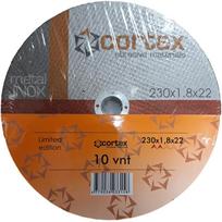 Metalo pjovimo diskas CORTEX, 230 x 1,8 x 22 mm, plienui 10 vnt.