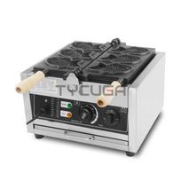 Elektrinis 3 vnt. žuvies formos vaflinė Taiyaki Japoniška mašina Acer Barquillos žuvims Nerūdijančio plieno vaflinė Komercinė EU Plug&220V