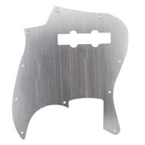 10 skylių Jazz Bass Pickguard 4 stygos džiazo bosui sidabras